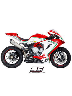Tłumik stożkowy - Wysoka pozycja (Wersja wyścigowa) Slip-On SC-Project do MV Agusta F3 675 / 800 [11-17]