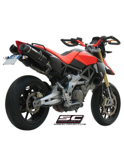 Tłumik Slip-on SC-Project [Owal] do Aprilia - SHIVER 750 [07-17]