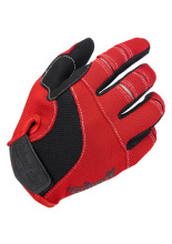 Rękawice cross Biltwell Moto czerwono-czarne