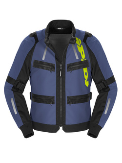 Kurtka motocyklowa tekstylna Spidi Enduro Pro niebiesko-czarno-żółta