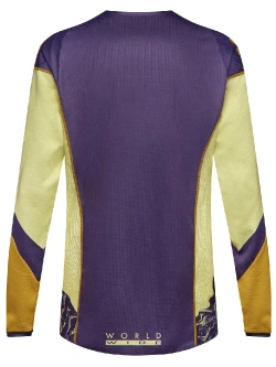 Bluza enduro Fox 180 Image Print fioletowo-żółta
