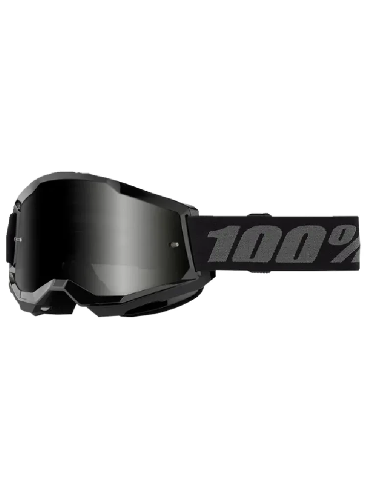 Gogle motocyklowe 100% Strata 2 Sand czarne