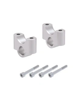 Podwyższenie kierownicy Hepco&Becker BMW S 1000 XR (15-19) [35 mm w górę] srebrne