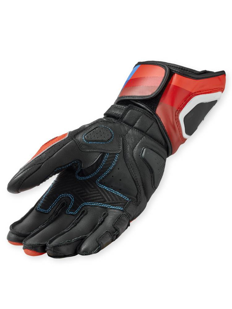 Rękawice motocyklowe REV’IT! Quantum 3 czerwono-niebieskie