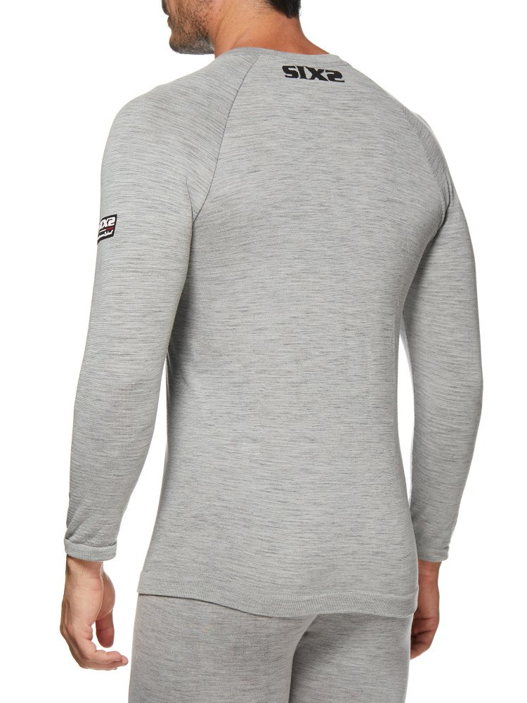 Bluza termoaktywna SIXS Serafino Merinos szara unisex