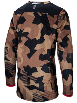 Bluza enduro Leatt Moto 4.5 Enduro Stone czarno-brązowa