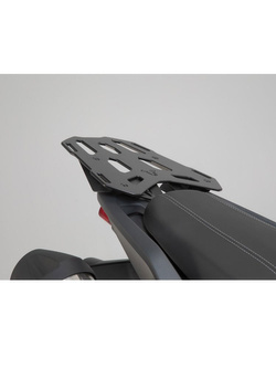 Zestaw: kufer centralny srebrny TRAX ADV + stelaż Street-rack SW-Motech Triumph Tiger 1050 Sport (13-) [pojemność 38 L]