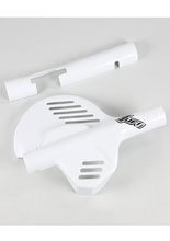 Osłona przedniej tarczy hamulcowej UFO biała do Honda CR 125/250 (85-89), CR 500 (85-88)