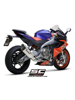 Pełny układ wydechowy 2-1 SC-Project SC1-R Aprilia RS 660 (20-) tytan
