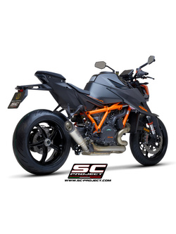 Tłumik SC-Project S1 Titanium / Stainless Steel Black (Slip on) - KTM 1290 Super Duke R [20]