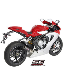 Tłumik CR-T (Wysoka pozycja) Slip-On SC-Project do MV Agusta F3 675 / 800 [11-17]