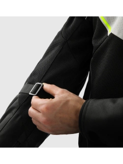 Kurtka motocyklowa tekstylna Rebelhorn Hiflow V czarno-szaro-żółta