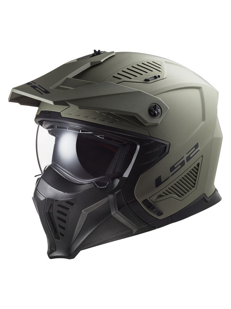 Kask modułowy LS2 OF606 Drifter Solid brązowy matowy