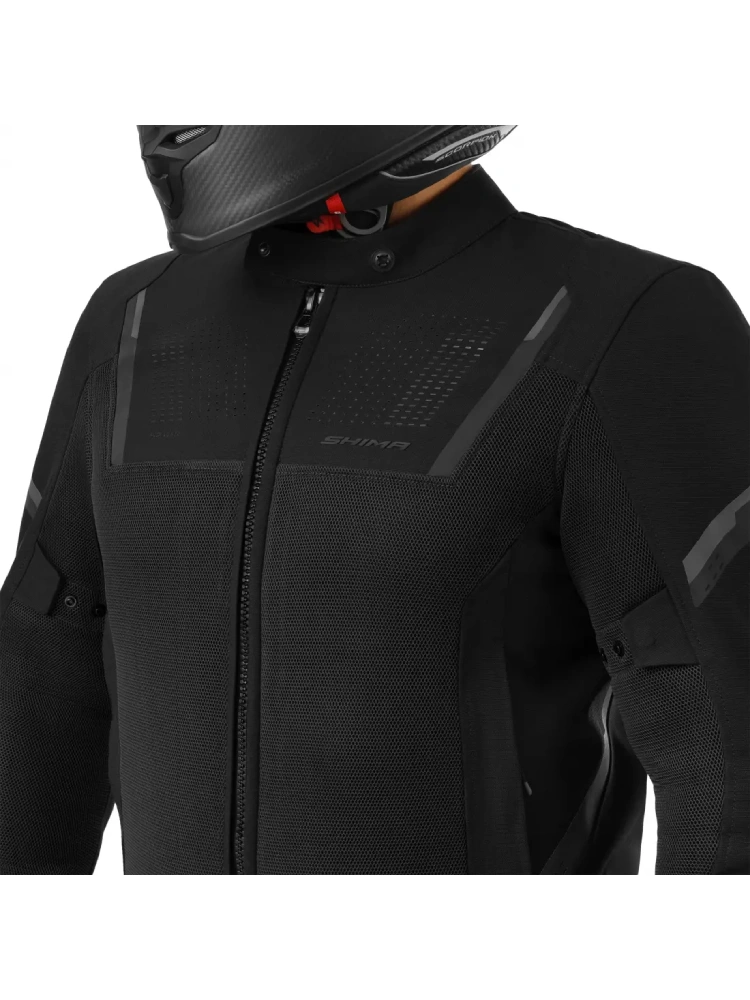 Kurtka motocyklowa tekstylna Shima Rush 3.0 Air G2 czarna