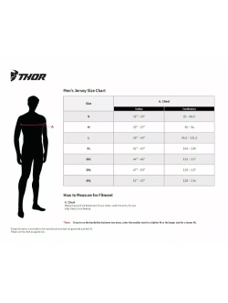 Bluza enduro Thor Ridemode Menace czerwona