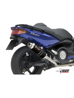 Pełny układ wydechowy (GP) MIVV do Yamaha T-Max 500 (01-07) czarny