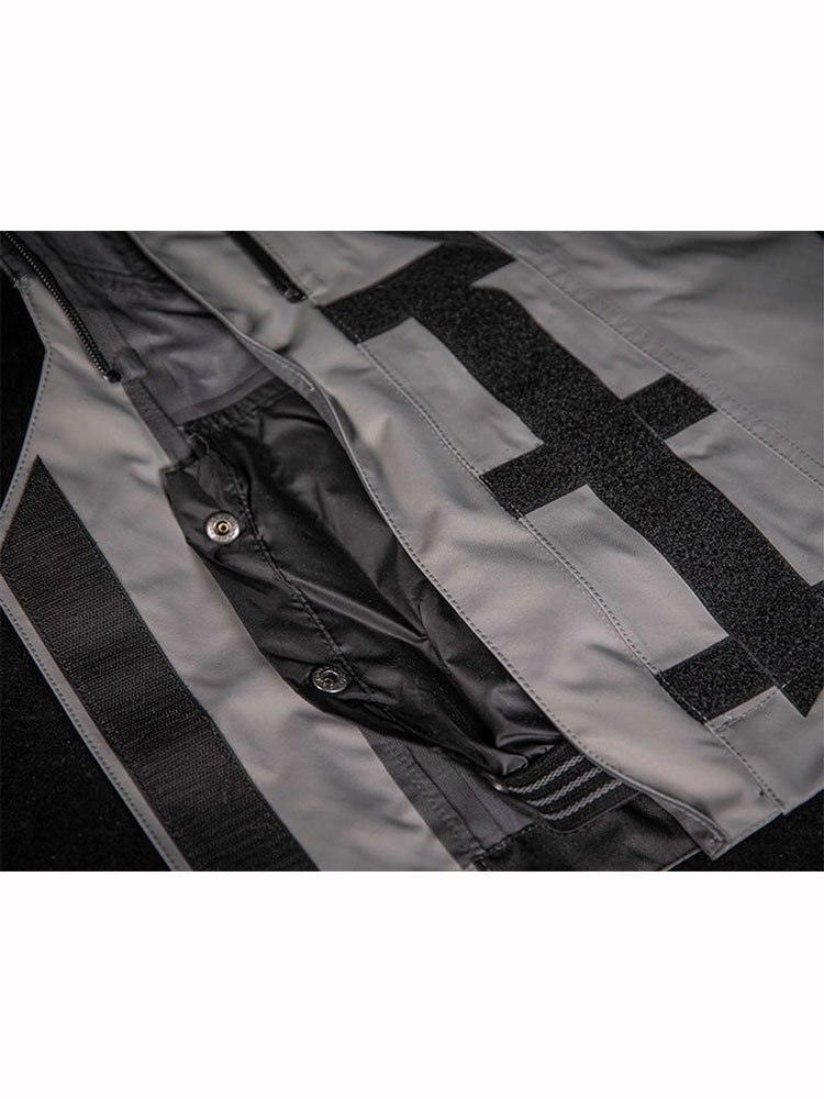 Spodnie motocyklowe Icon Raiden wodoodporne fluo