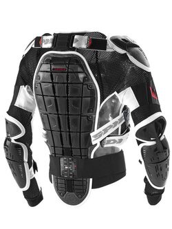Zbroja motocyklowa Spidi Warrior Jacket czarno-biała