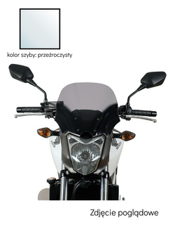 Szyba motocyklowa MRA Touring "T" Honda NC 750 S (14-22) / NC 700 S (wszystkie roczniki) przeźroczysta