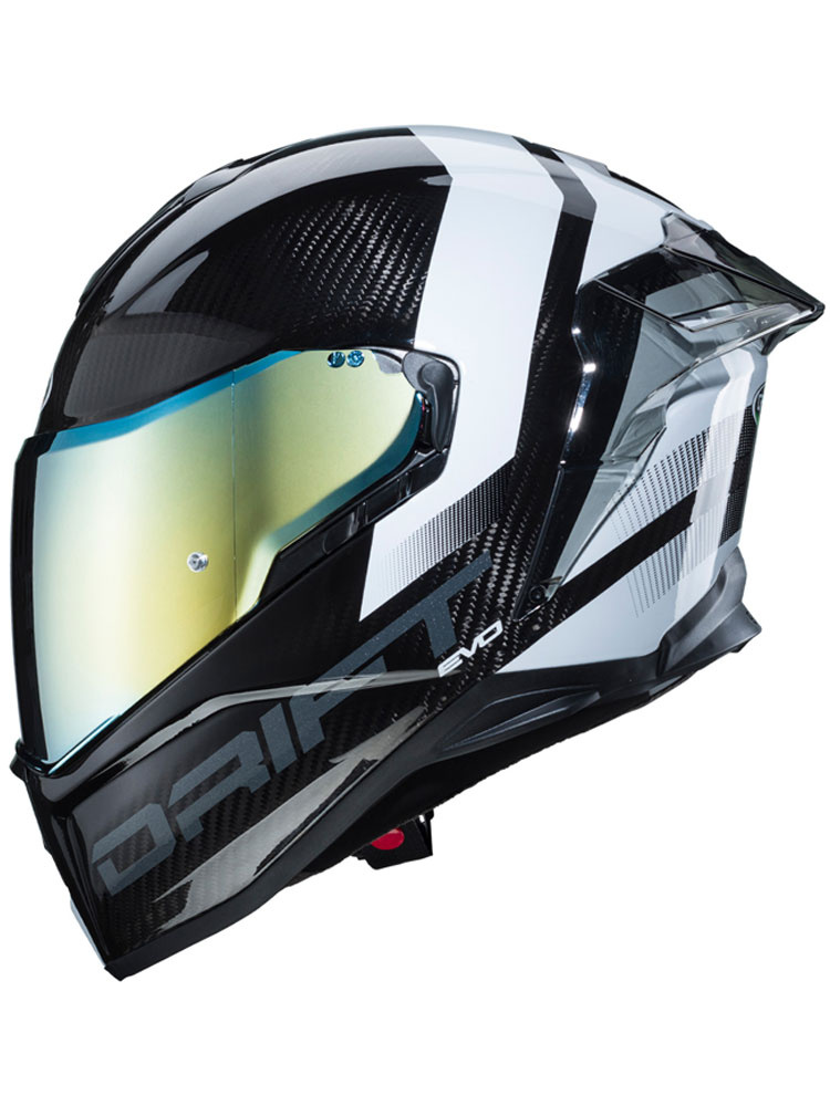 Kask integralny Caberg Drift Evo Carbon Sonic szaro-biały
