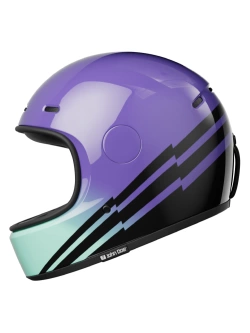 Kask integralny John Doe One Spectral fioletowo-czarny