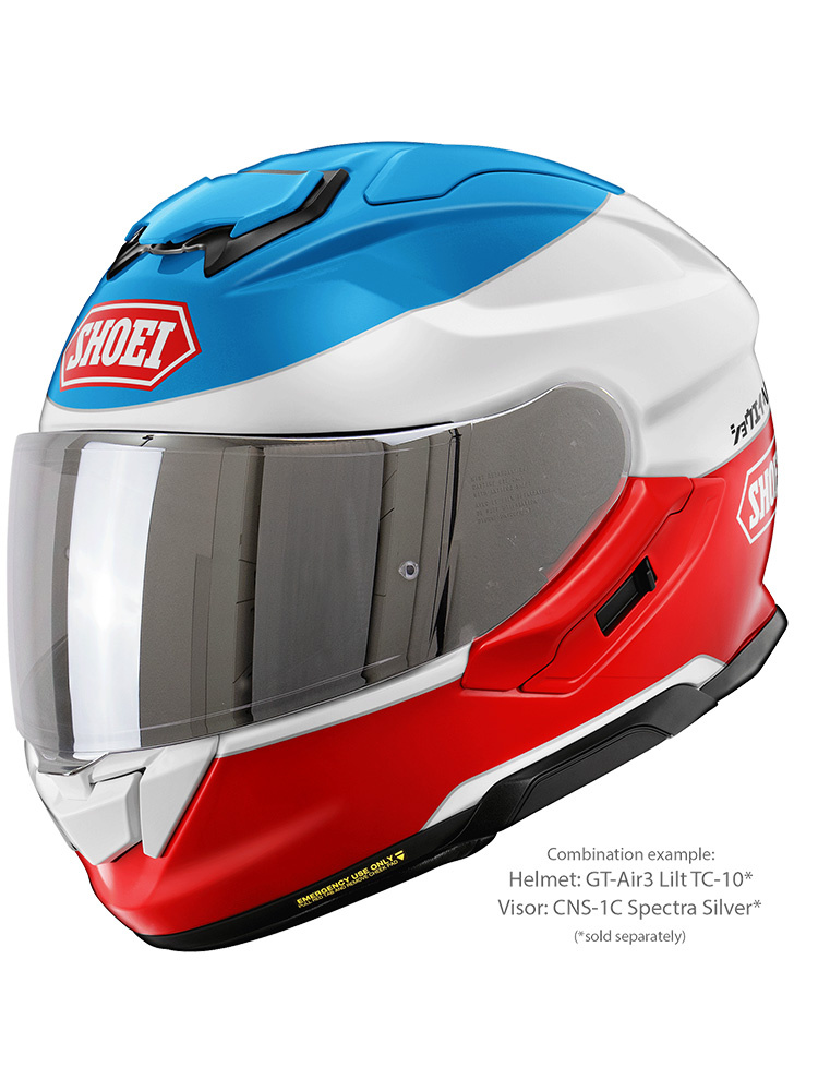 Zestaw: kask integralny Shoei GT-Air 3 LILT TC-10 + dedykowany interkom motocyklowy Sena SRL 3