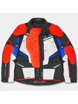 Kurtka motocyklowa tekstylna Shima Dune czarno-niebieska