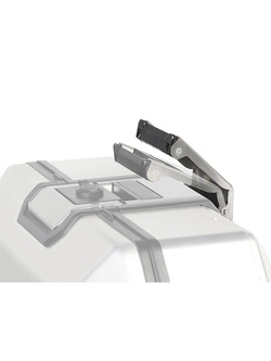 Kufer centralny aluminiowy SHAD TR55 Terra srebrny + aluminiowa płyta montażowa [pojemność: 55 l]
