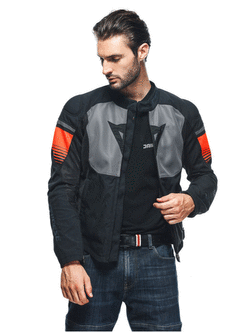 Kurtka motocyklowa tekstylna Dainese Air Fast Tex czarno-szaro-czerwona