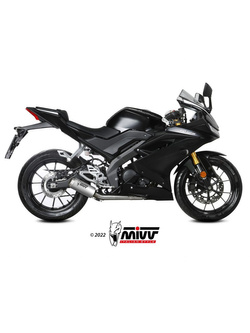 Pełny układ wydechowy (MK3) MIVV do Yamaha MT-125 (20-) / YZF R125 (19-) srebrny
