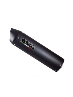 Podwójny tłumik G.P.R Furore Nero [Slip-On, Black Aluminium] - Suzuki GSX 1400 [01-07]