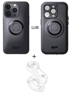 Zestaw na motocykl: etui na telefon iPhone 14 Pro + mocowanie SP Connect