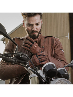 Rękawice motocyklowe Shima Caliber brązowe