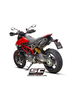 Podwójny tłumik SC-Project S1 Carbon - Ducati Hypermotard 950 / RVE / SP [19-21]