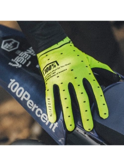 Rękawice cross 100% Ridefit fluo