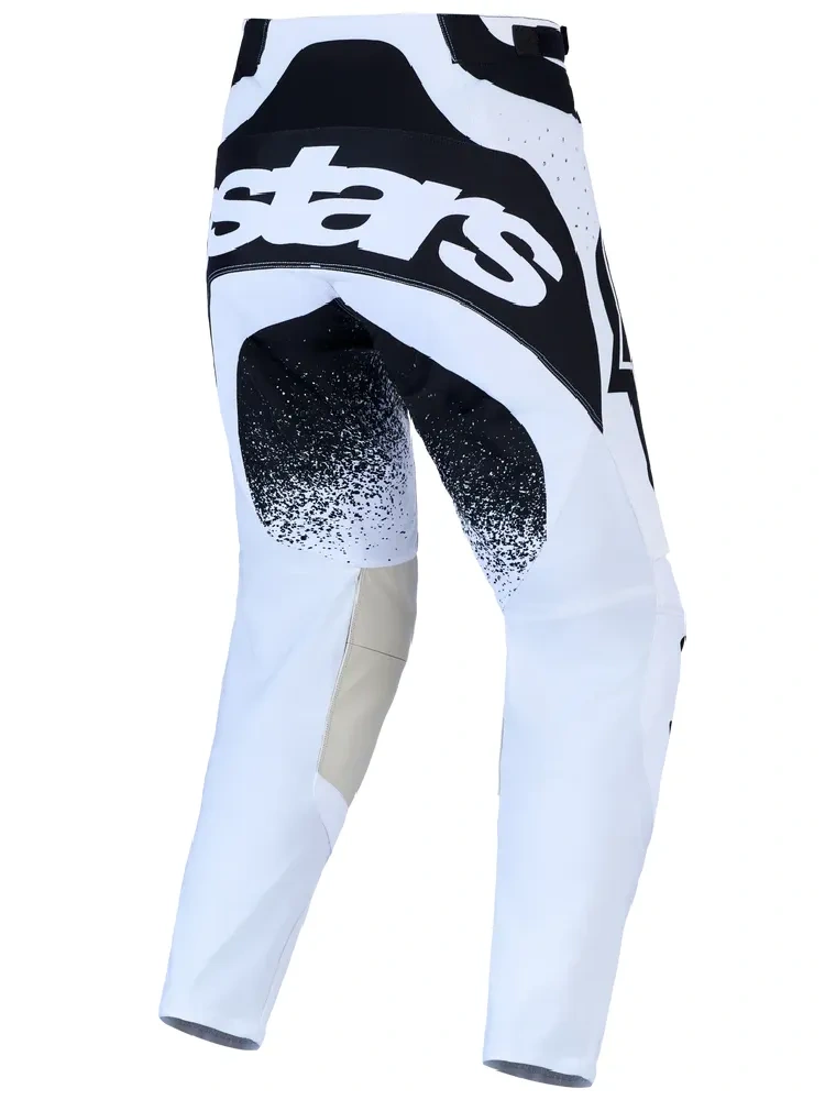 Spodnie cross Alpinestars MX Techstar Swan biało-czarne