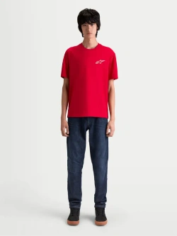 Koszulka z krótkim rękawem Alpinestars Combo Back CSF czerwona
