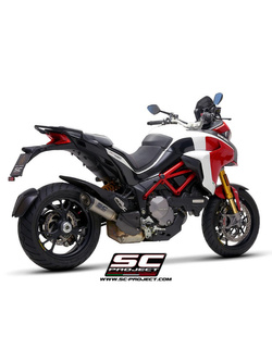 Tłumik SC-Project S1 Titanium + Carbon (Slip on) - Ducati Multistrada 1260 [18-20]