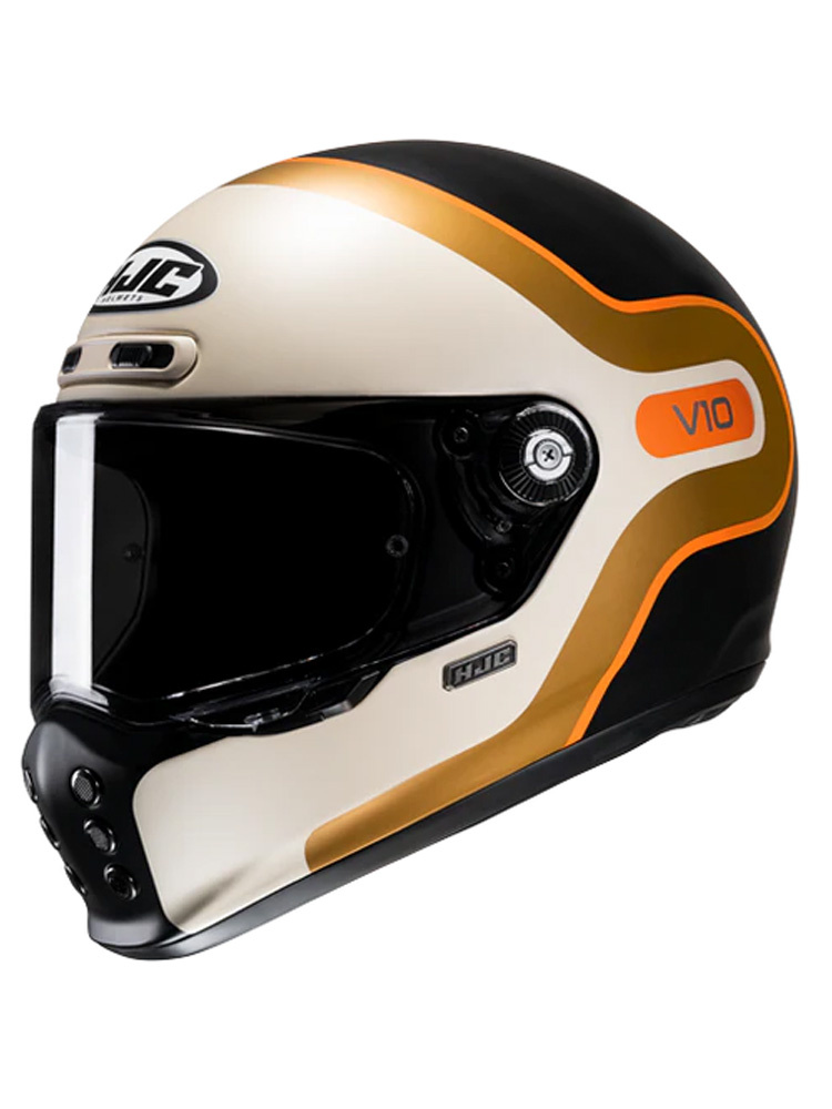 Kask integralny HJC V10 Grape czarno-brązowy