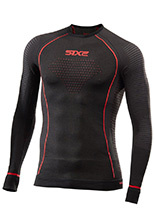 Bluza termoaktywna SIXS BlazeFit na zimę czarna unisex