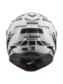 Kask integralny LS2 FF818 Storm III Kaos szaro-biały