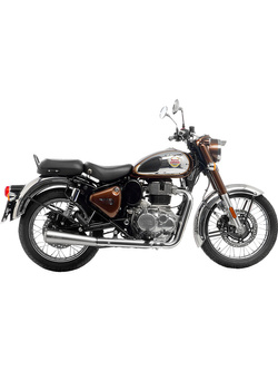 Tłumik motocyklowy LeoVince Classic Racer [Slip-On, Stainless Steel] do Royal Enfield Meteor 350 (21-) srebrny