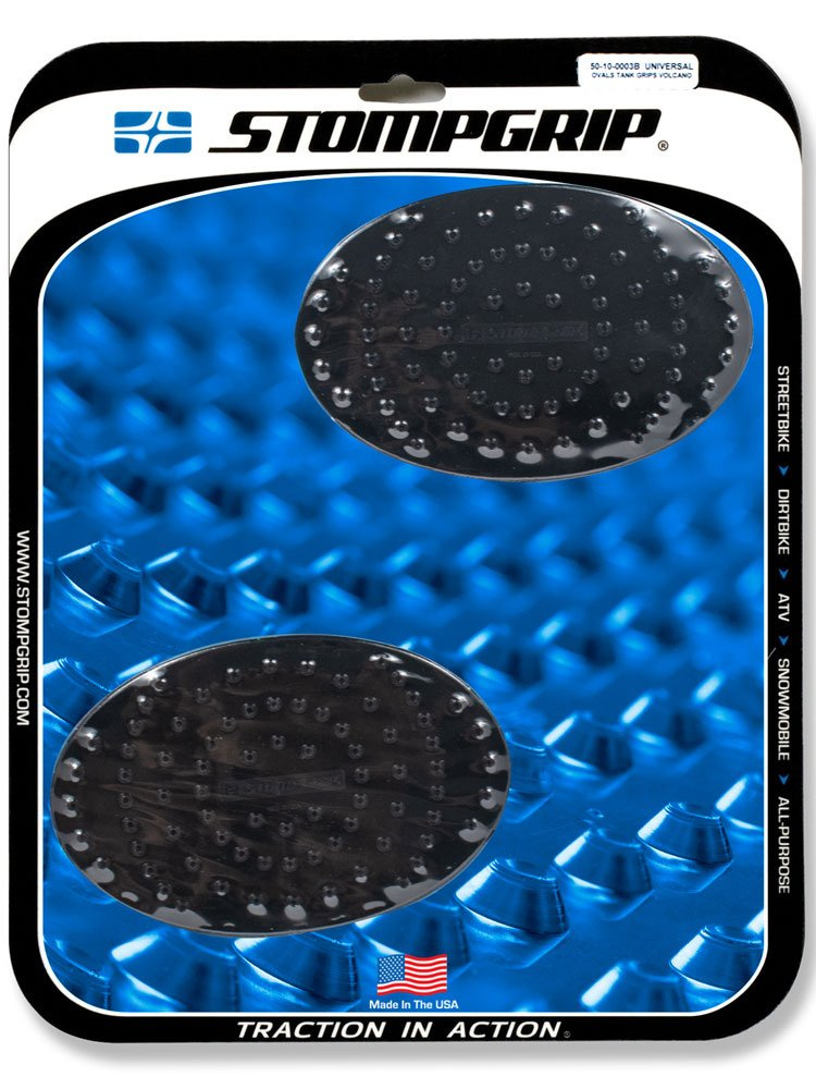 Pady boczne na zbiornik OVAL TANK Volcano Stompgrip czarne