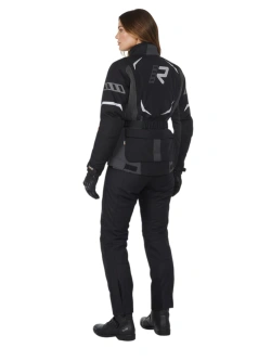 Kurtka motocyklowa tekstylna damska Rukka Venturina czarno-szara