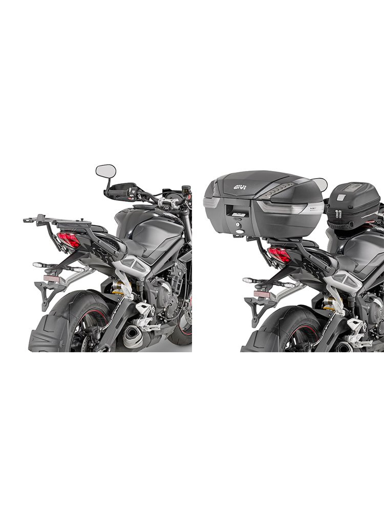 Stelaż Kappa pod kufer centralny Monokey / Monolock Triumph Street Triple 765 [17-20]