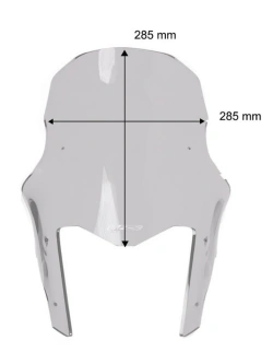 Szyba motocyklowa WRS Enduro Yamaha Tenere 700/ Rally (25-) mocno przyciemniana
