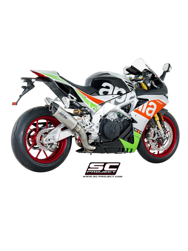Tłumik Oval racing Titanium SC-Project do Aprilia RSV4 RF/RR 2017