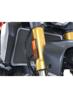 Osłona chłodnicy oleju R&G Racing Ducati (wybrane modele) srebrna