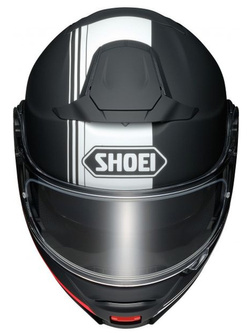 Kask szczękowy Shoei Neotec II Separator TC-5 czarno-biało-czerwony