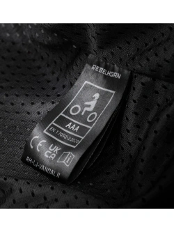 Kurtka motocyklowa skórzana Rebelhorn Vandal 2 Cruze czarno-szaro-czerwona